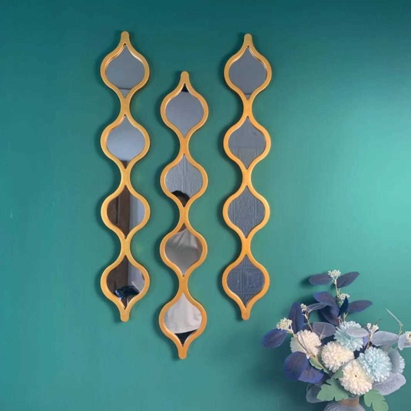 HERMOSO SET 3 DE ESPEJOS TRENZADOS 71 CM ALTO X 12 CM ANCHO C/U COD:234 OFERTA 🔥$19.900🔥