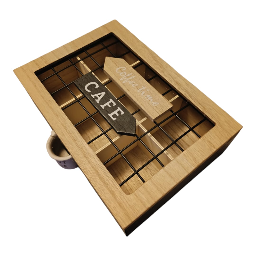 129 CAJA MADERA COFFE TIME PARA SOBRES DE TE 23X16 CM (4)