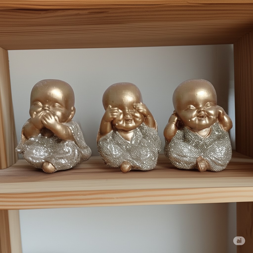 2014 SET 3 BUDAS BEBES BRILLOS 9 CM ALTURA (6)