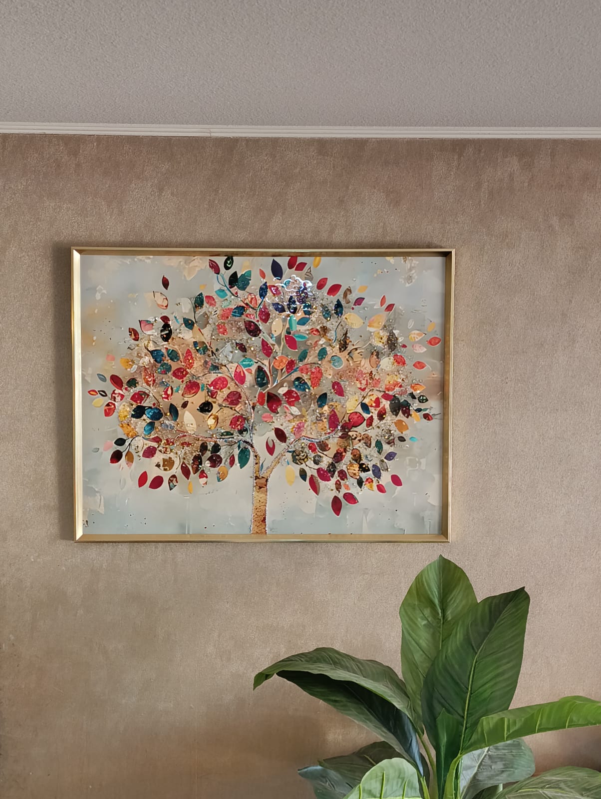 4060-1 CUADRO ARBOL DE LA VIDA MULTICOLOR PINTURA DIAMANTE 70X90X3 CM (6)