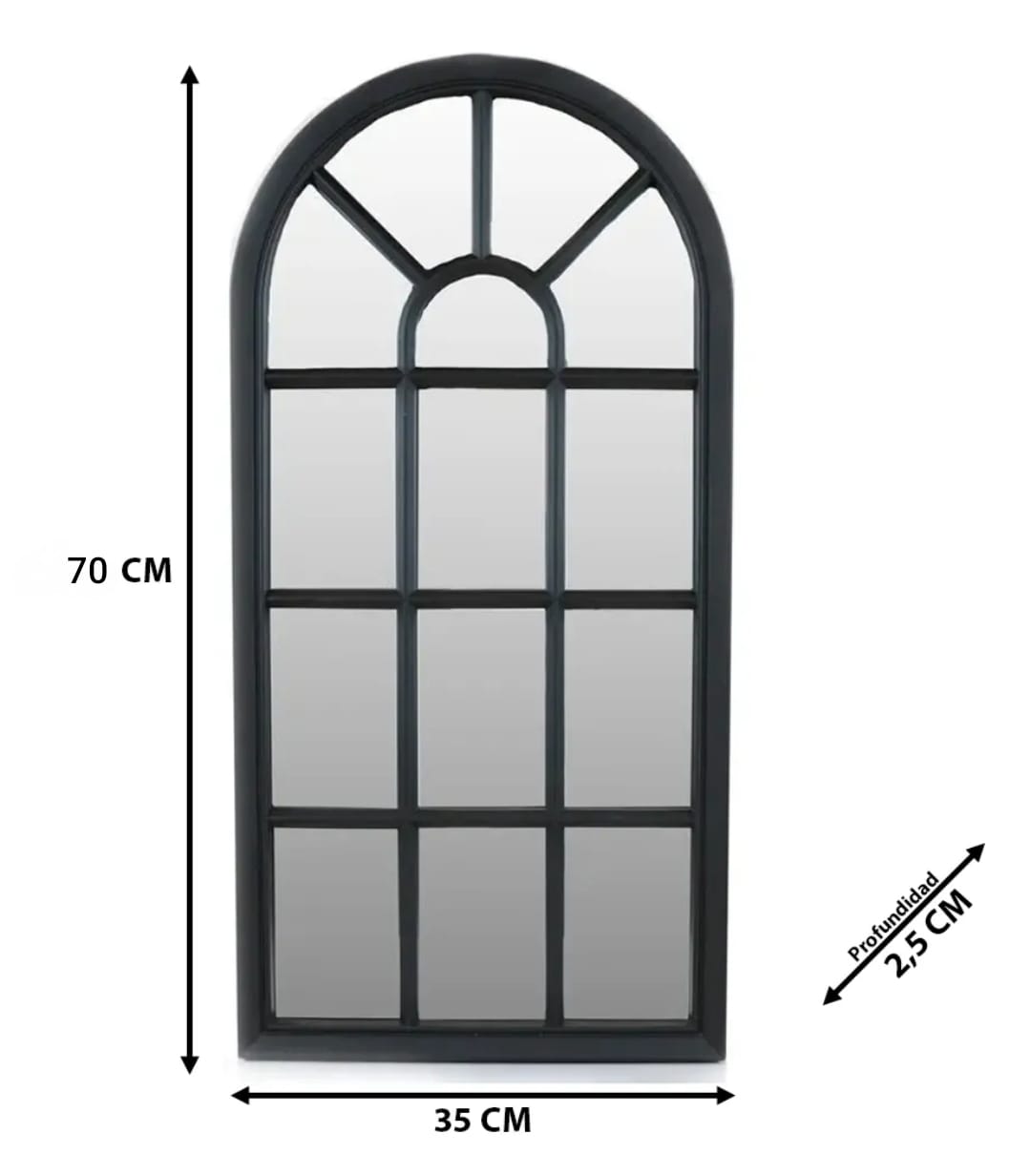 J5000 ESPEJO VENTANA NEGRO 70X35 CM (9)