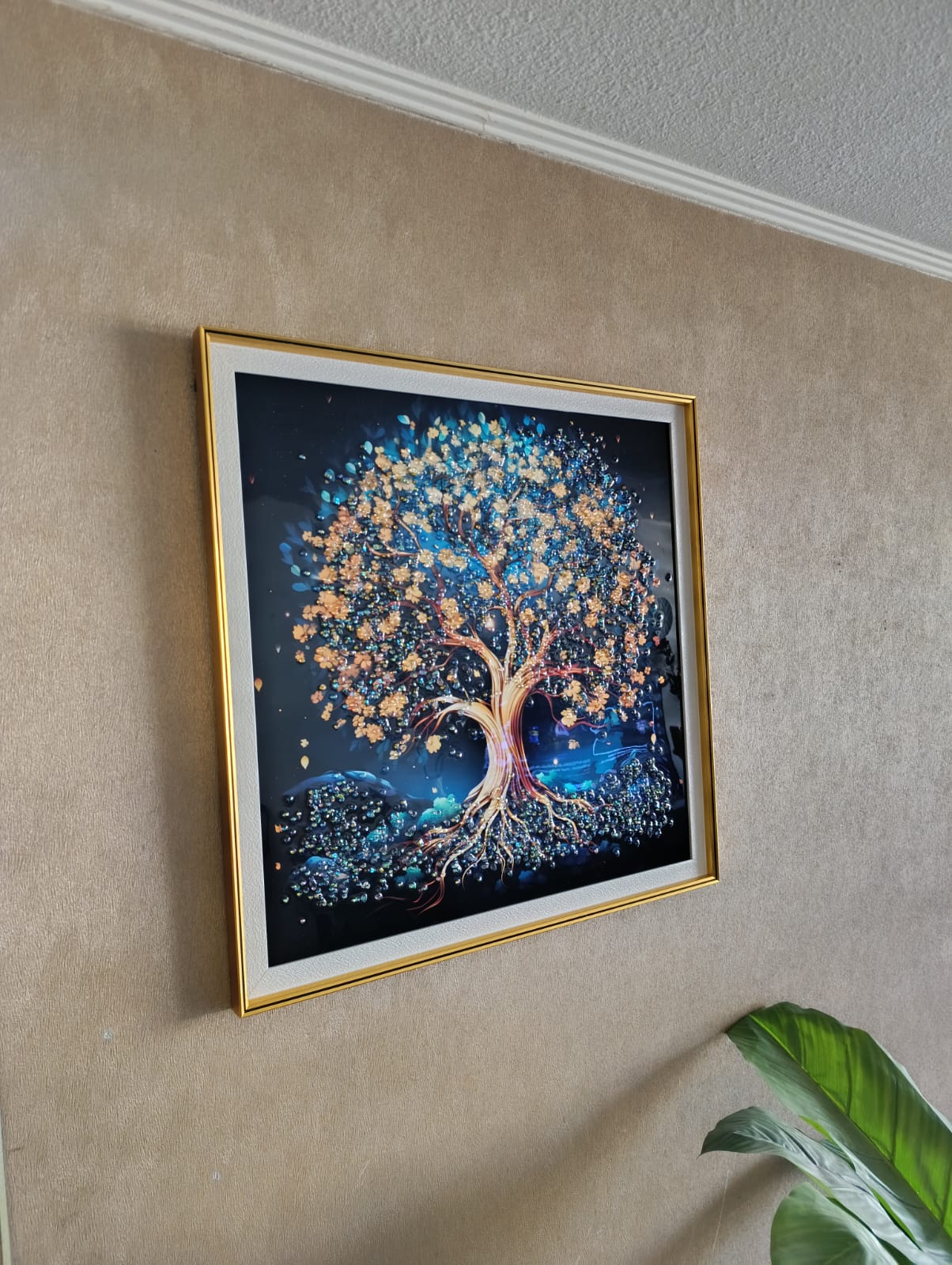 1551 CUADRO ARBOL DE LA VIDA MULTICOLOR PINTURA DIAMANTE 60X60X3 CM (3)