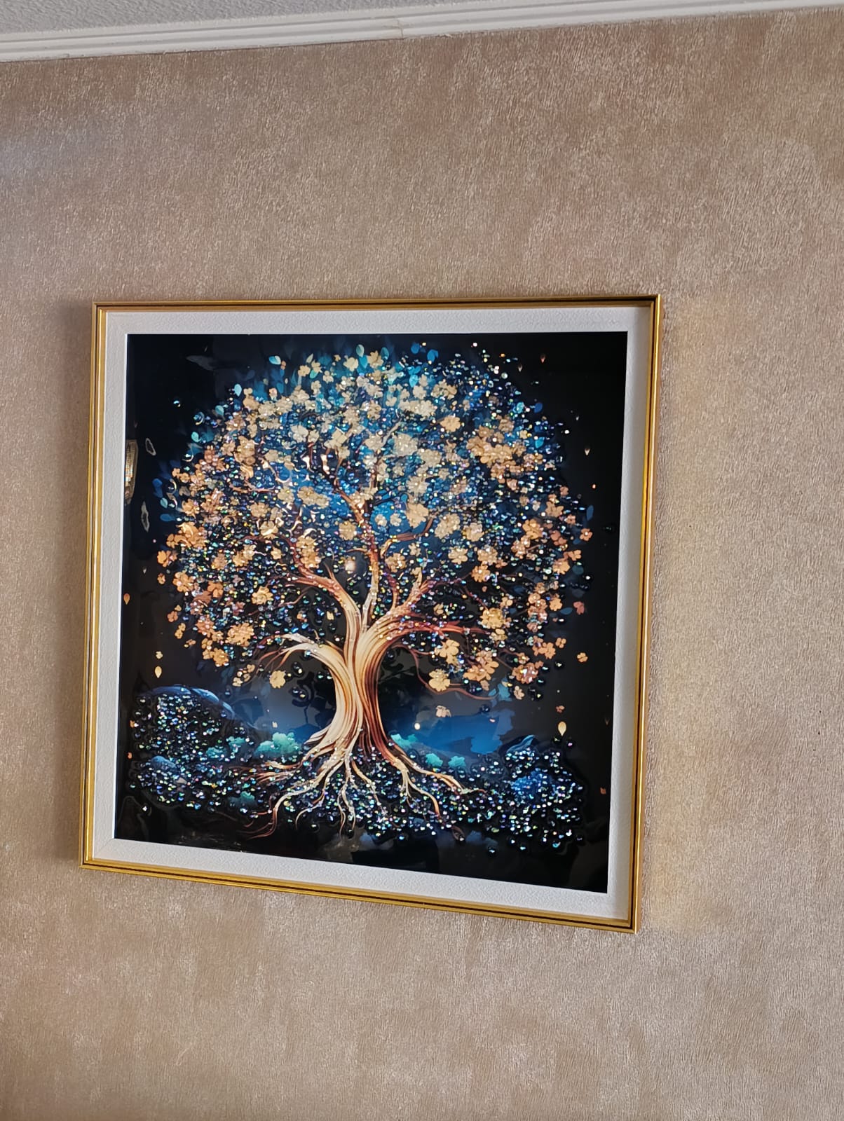 1551 CUADRO ARBOL DE LA VIDA MULTICOLOR PINTURA DIAMANTE 60X60X3 CM (4)